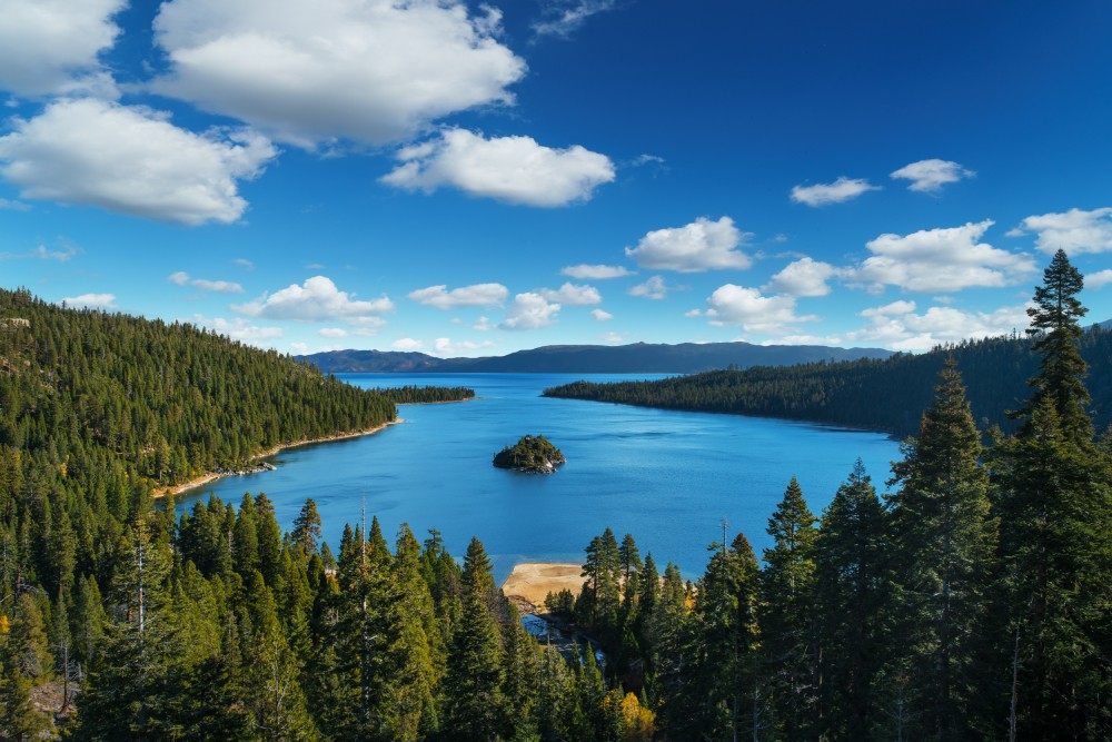 Mountain With Lake